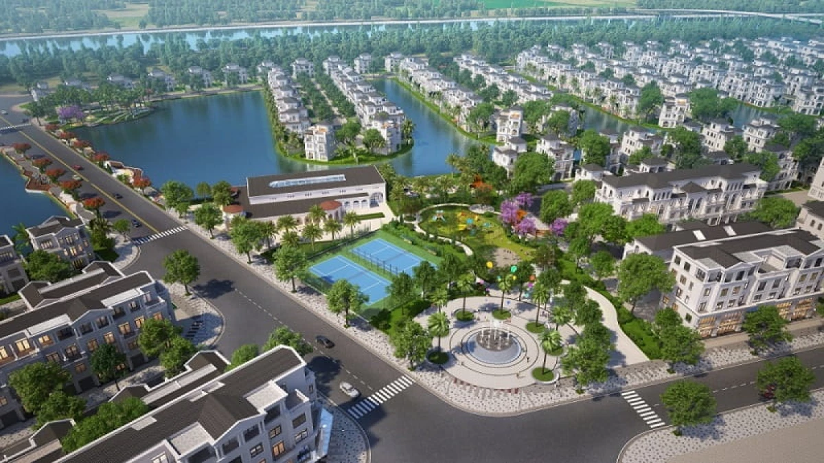 Không gian xanh tại Vinhomes Hưng Yên - Dream City