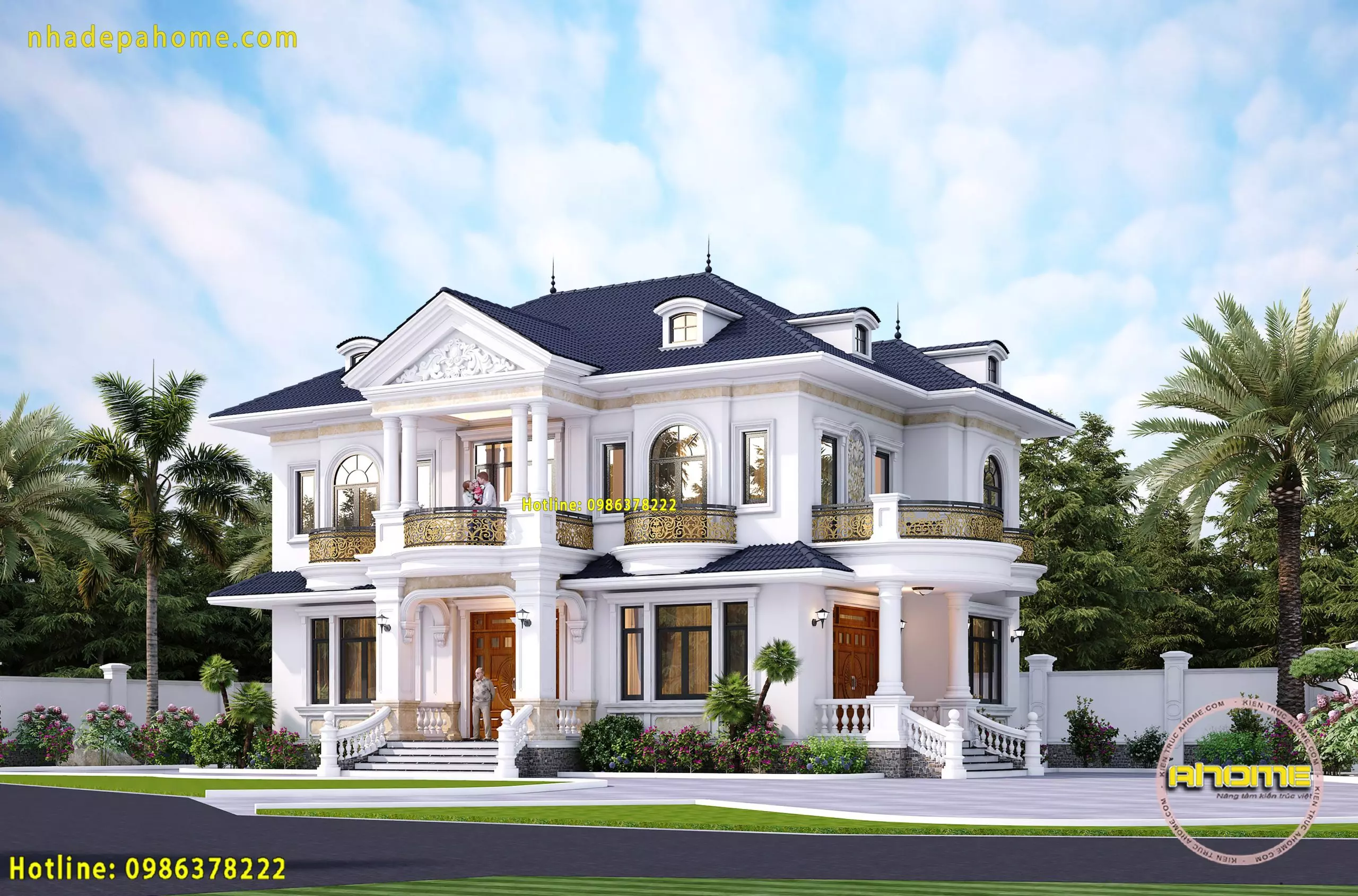 10 Mẫu thiết kế biệt thự 300m2 đẹp sang trọng và cuốn hút nhất