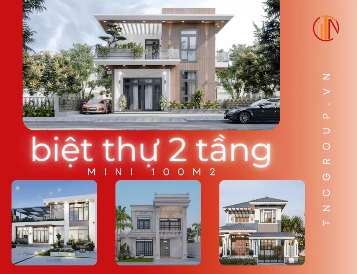 biệt thự mini 2 tầng 100m2