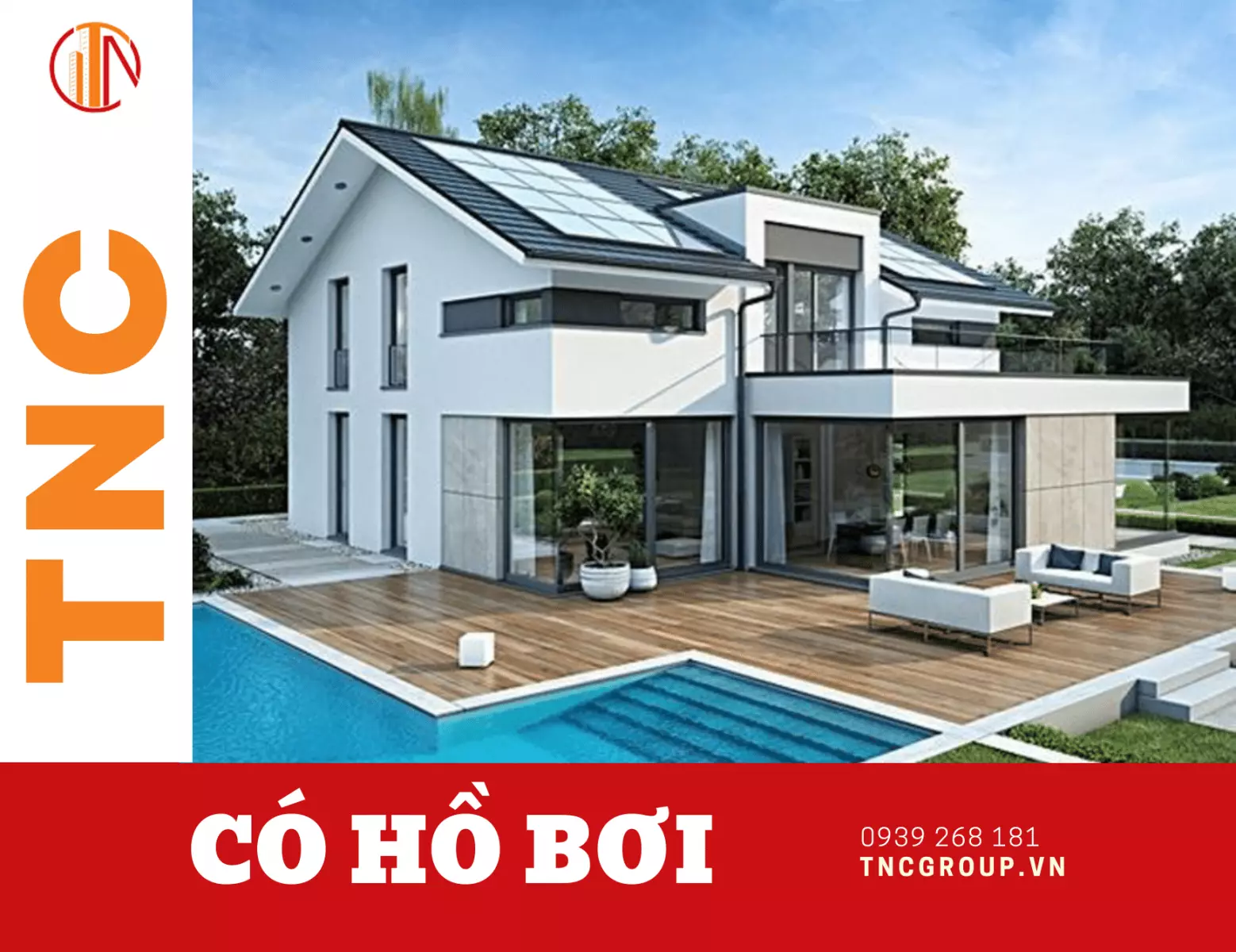 biệt thự mini 2 tầng 100m2 hồ bơi