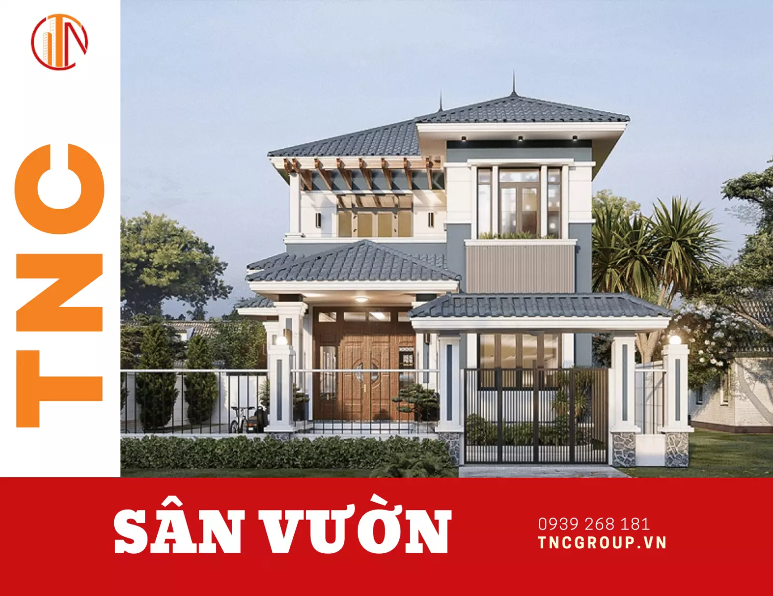 Biệt thự mini 2 tầng 100m2 có sân vườn