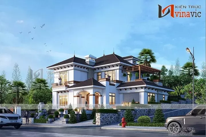 Nhà vuông 300m2 3 phòng ngủ 2 tầng 2 mặt tiền