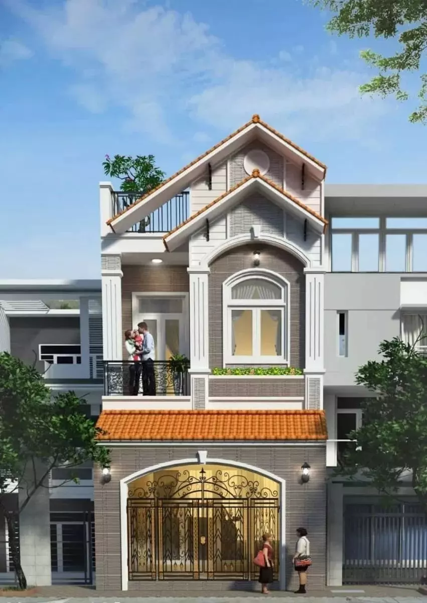 Mẫu nhà 8x20 có mặt bằng công năng tiện nghi, khoa học