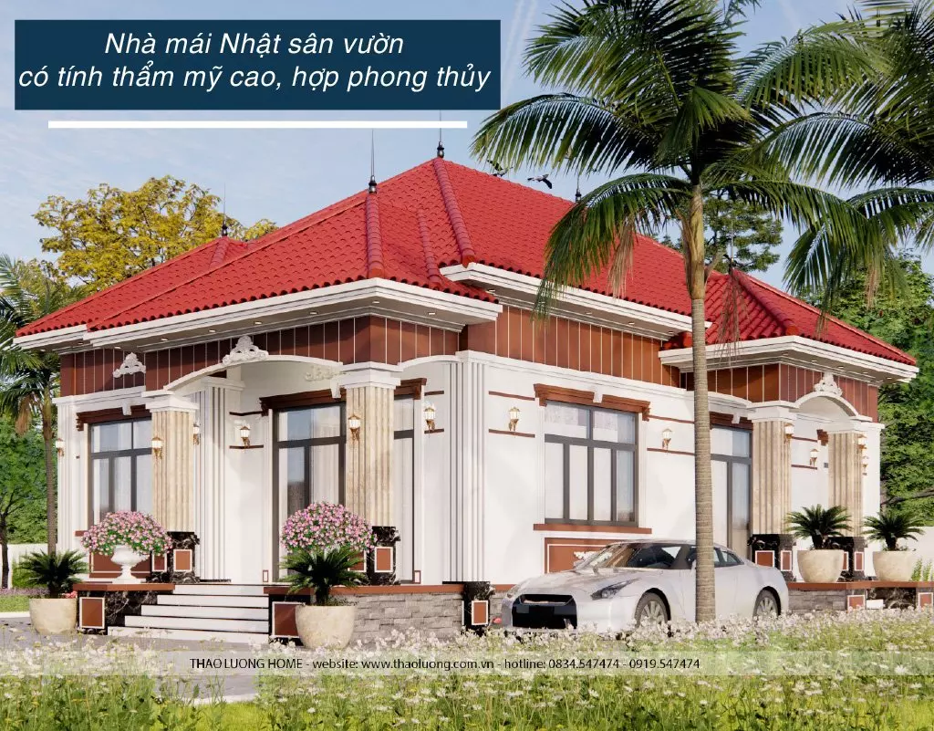 Nhà mái Nhật sân vườn thoáng mát