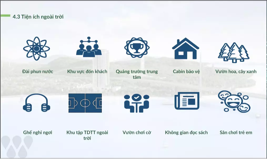 Tiện ích ngoại khu Green Diamond Hạ Long