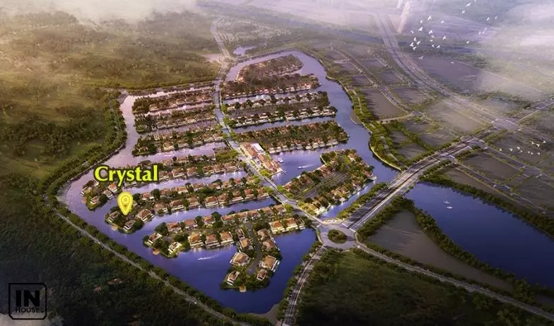 Vị trí biệt thự Crystal