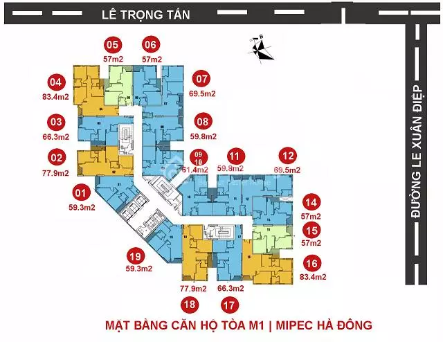 Mặt bằng thiết kế hợp lý