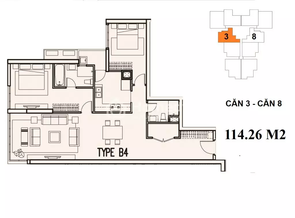 Thiết kế căn hộ Mulberry Lane