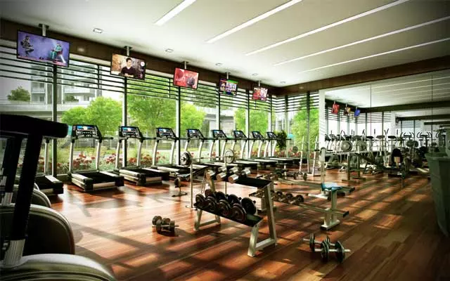 Phòng GYM tại căn hộ Opal Garden