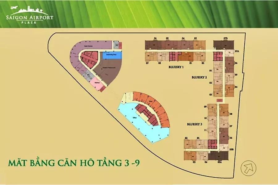 Căn hộ Saigon Airport Plaza - Bạch Đằng quận Tân Bình