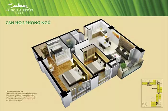 Căn hộ Saigon Airport Plaza - Bạch Đằng quận Tân Bình