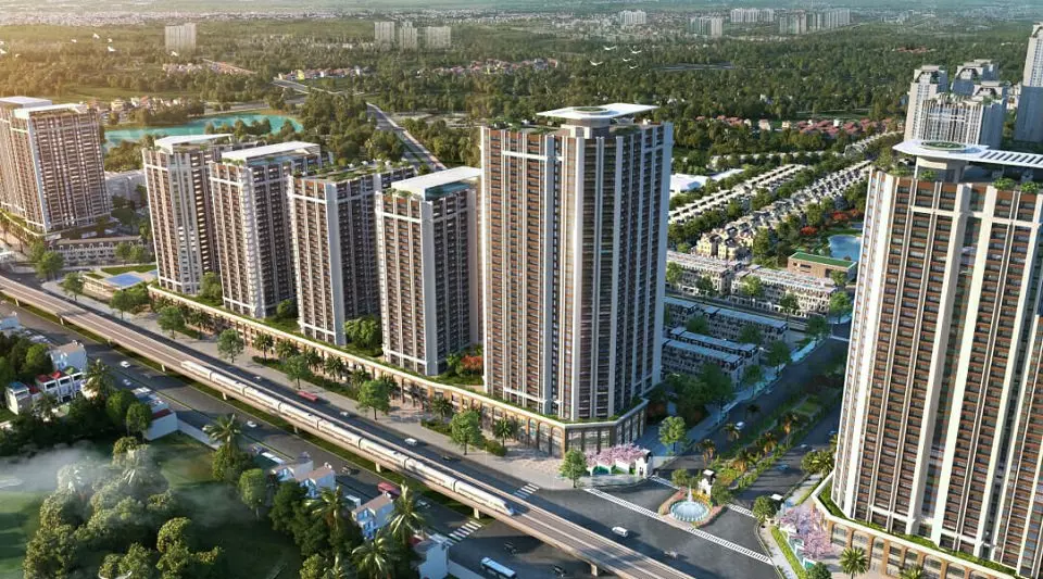 Vị trí chung cư An Lạc Green Symphony