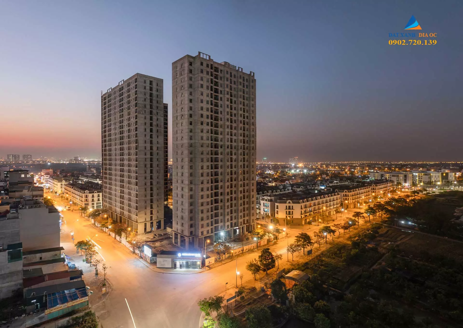 Tiến độ thực tế chung cư Hanhomes Blue Star