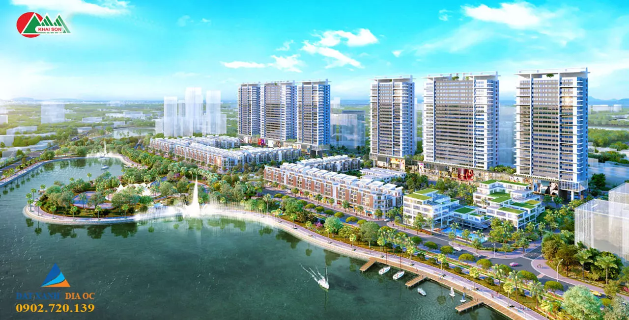 Chugn cư Khai Sơn City Long Biên - Phối cảnh tổng thể