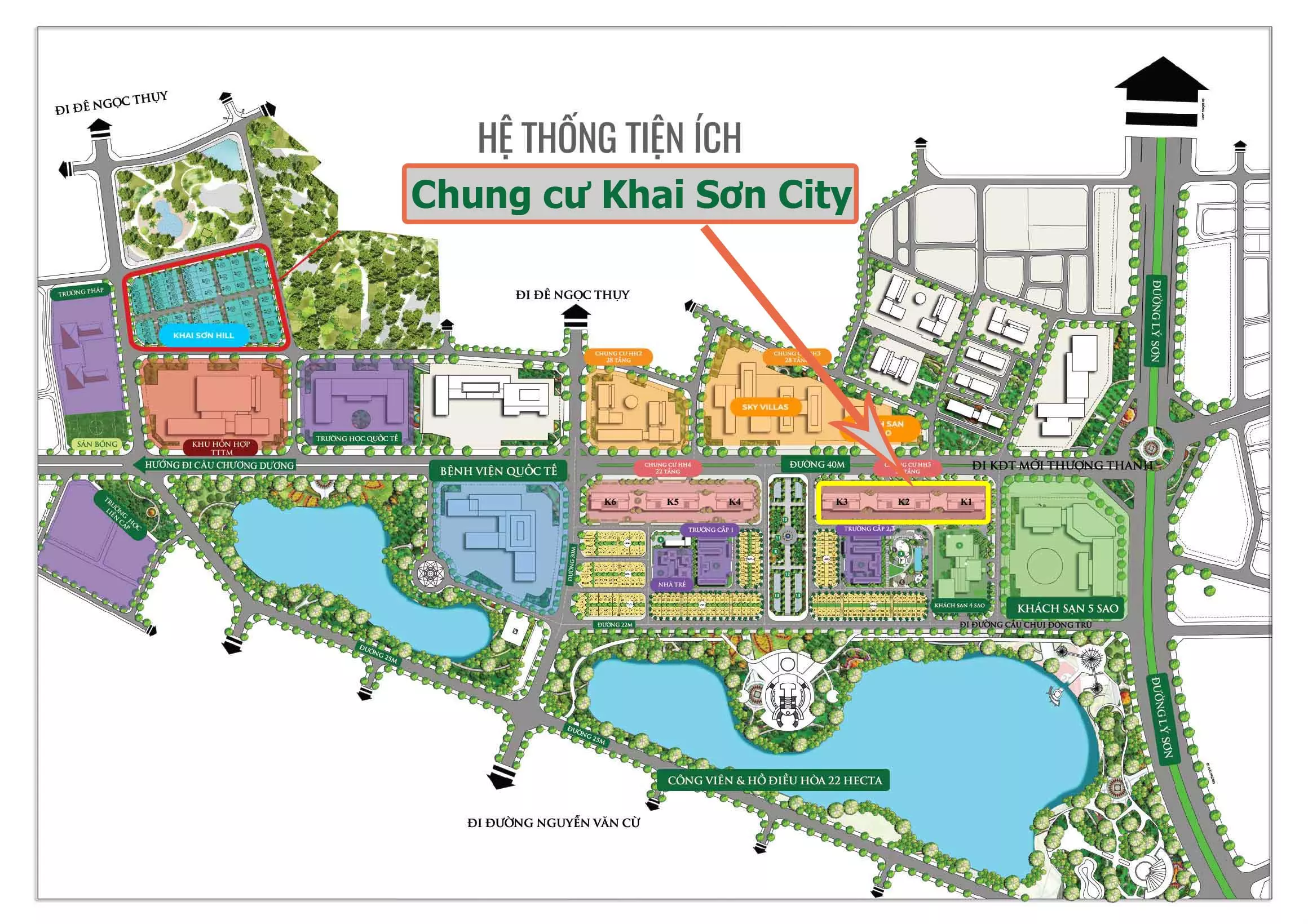 Hình thực tế dự án Khai Sơn Hill Long Biên