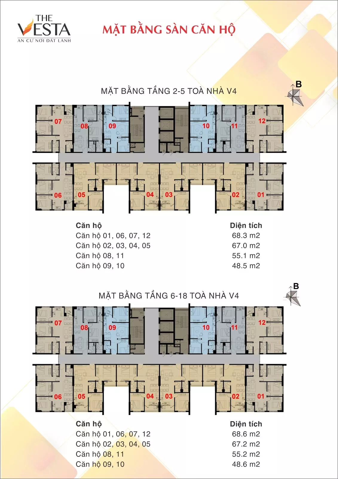 Mat bang toa v4 chung cu the vesta ha dong 1 39