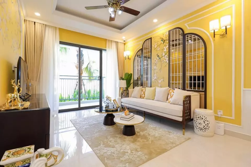 nội thất căn hộ 3 phòng ngủ hanoi melody residence