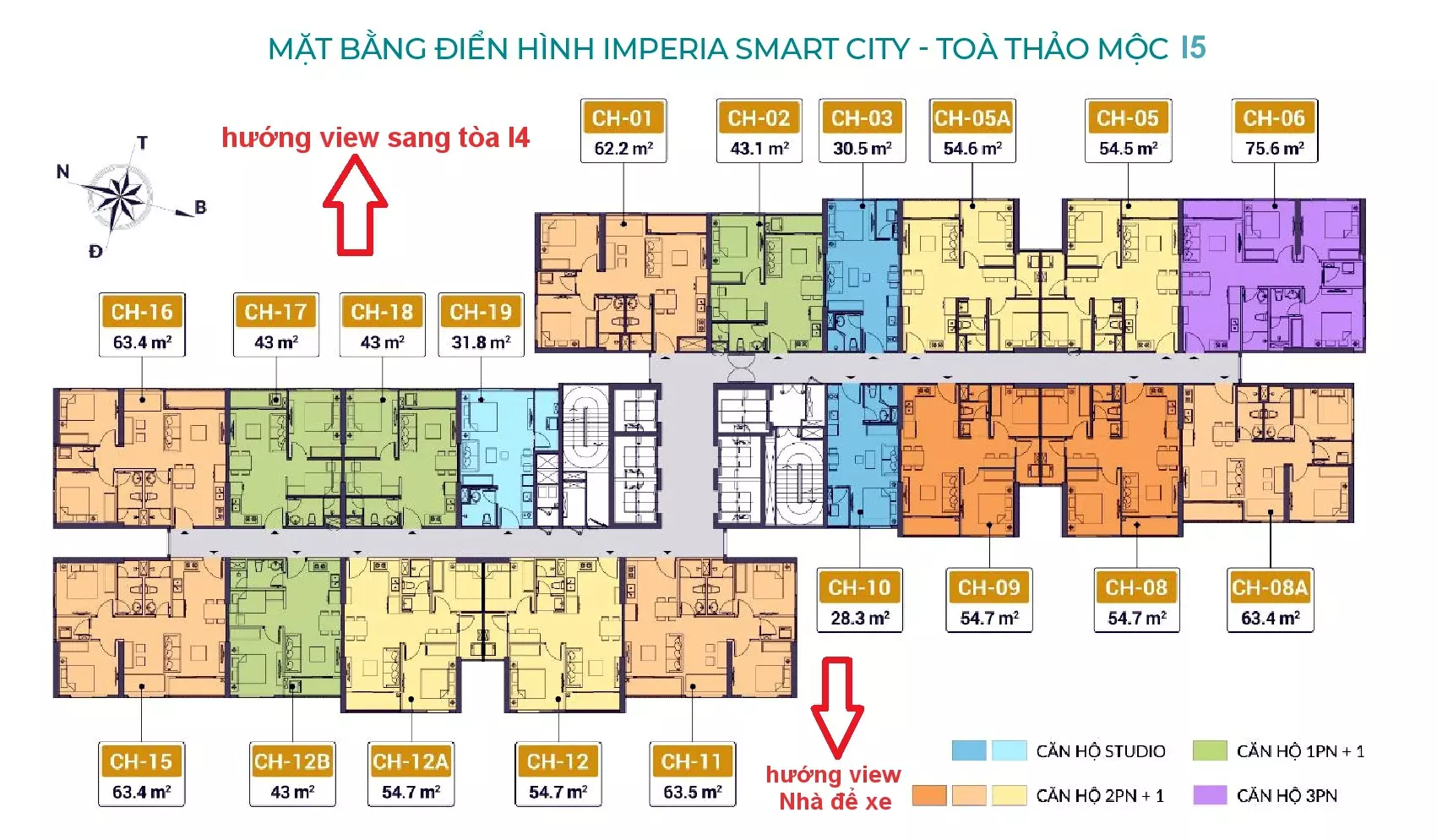 Mặt bằng tòa I5