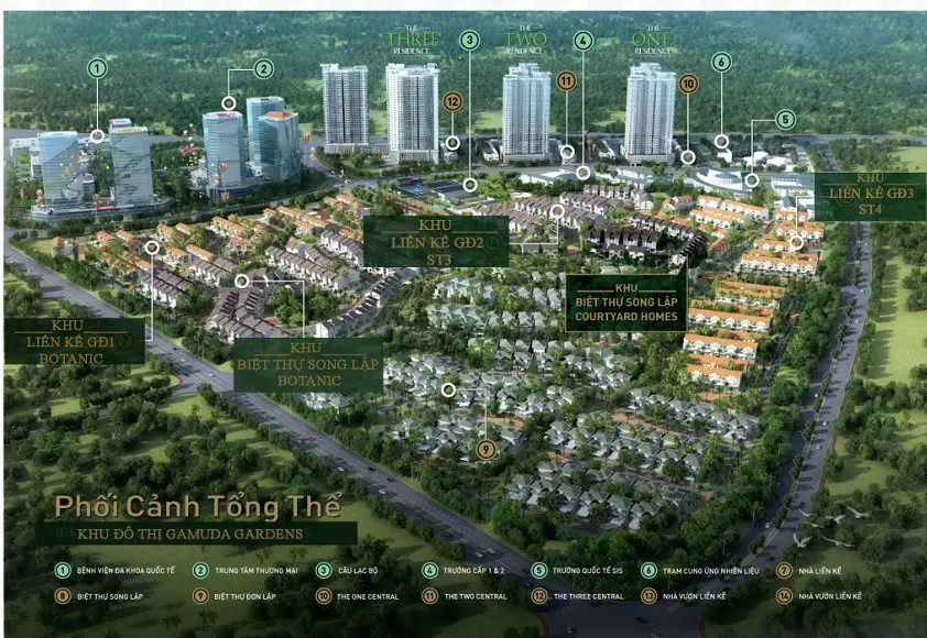 Phối cảnh Khu liền kề Camelia Homes