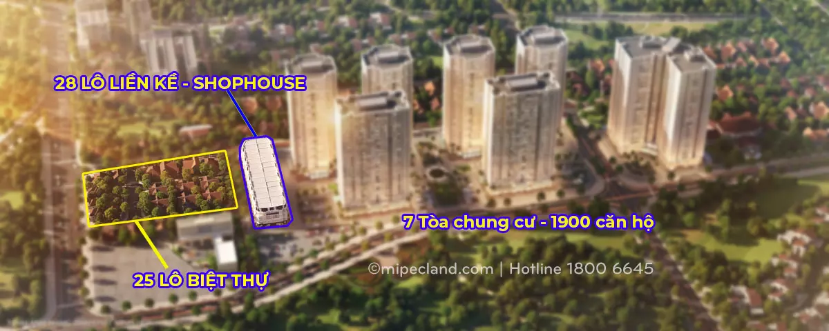 Liền kề Mipec City View Kiến Hưng