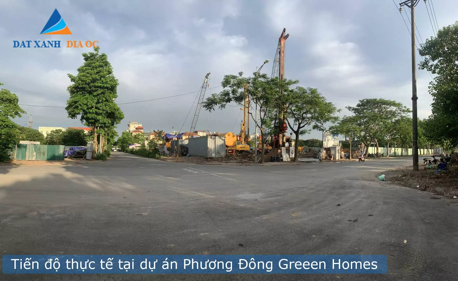 Tiến độ thực tế dự án Phương Đông Green Home