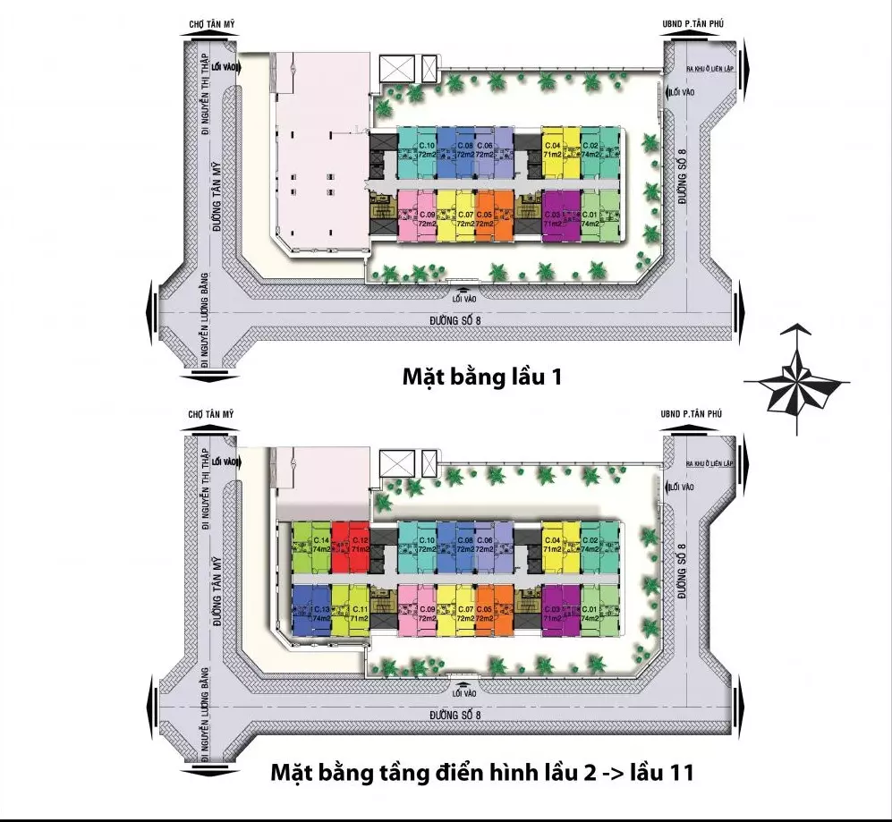 Res III - Mặt bằng căn hộ