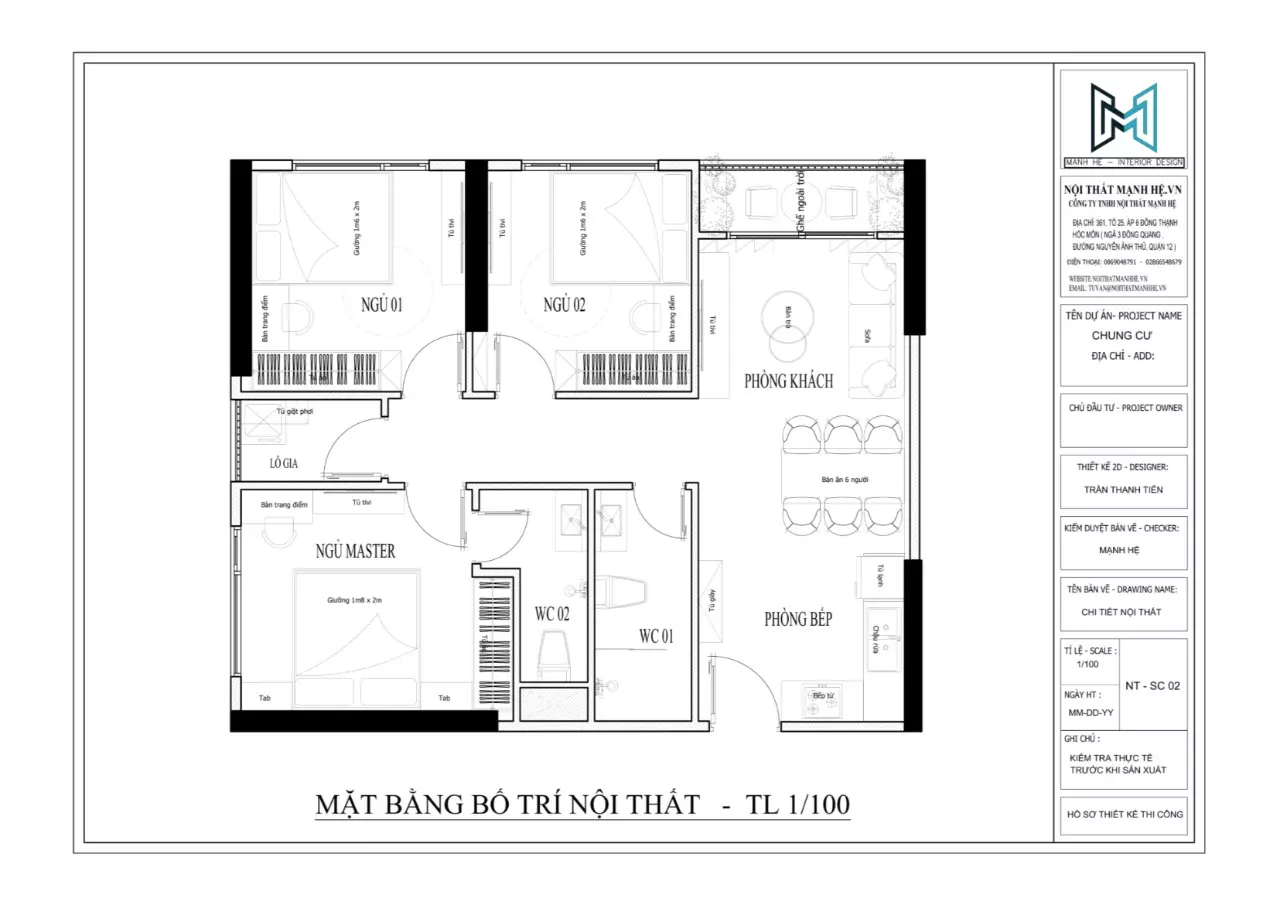 Mặt bằng căn hộ vinhome 69m2