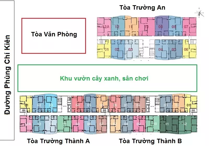 Mặt bằng dự án