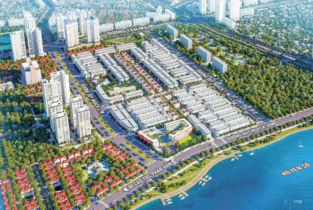 Phối cảnh Dự án Louis City Hoàng Mai