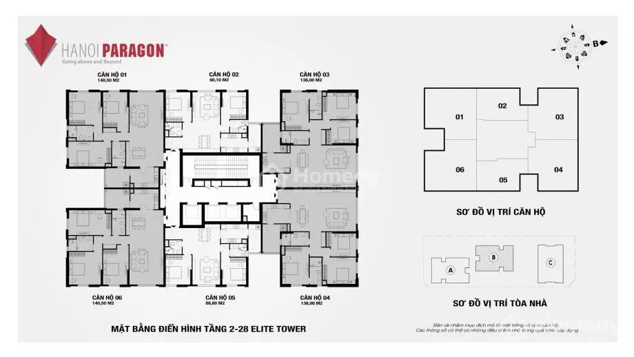 Bán Căn hộ chung cư Paragon Tower năm 2023