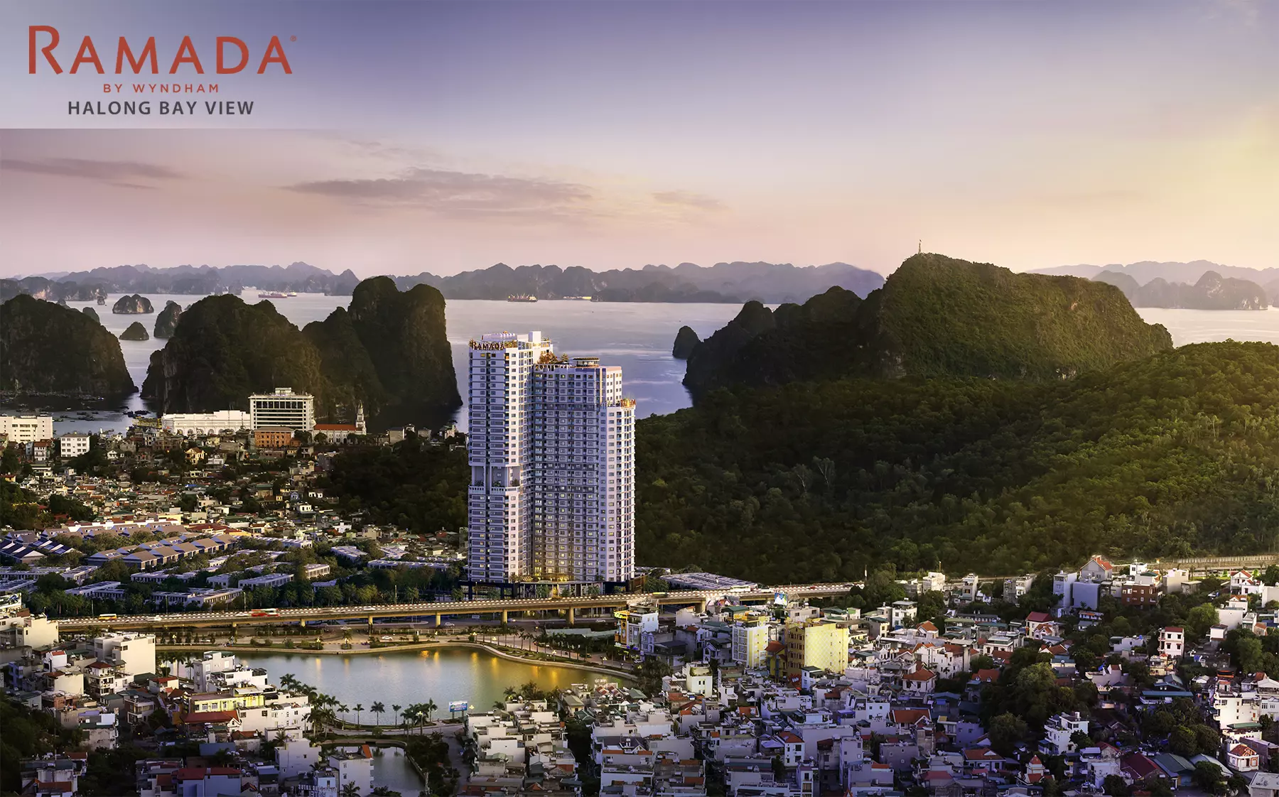 Vị trí dự án Ramada By Wyndham Ha Long Bay View