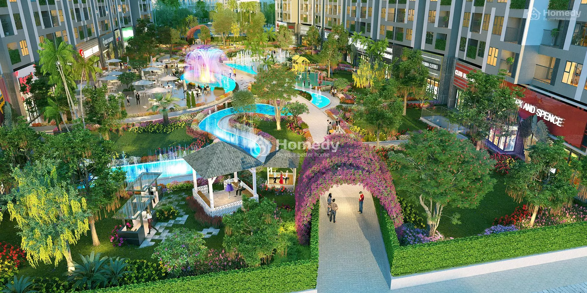 Thiết kế cảnh quan đẳng cấp tại Imperia Sky Garden