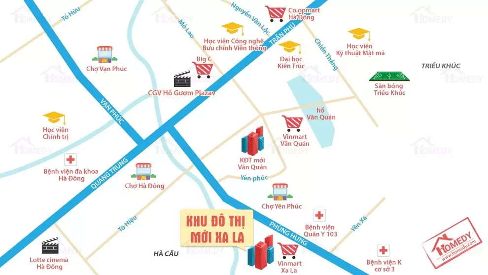 Tiện ích dự án BMM Xa La