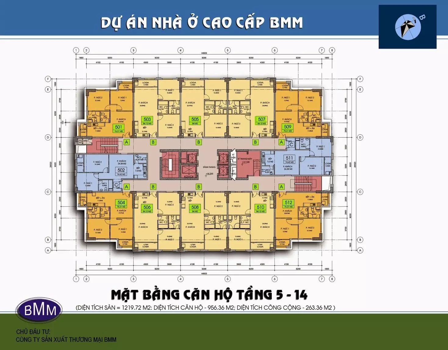 Mặt bằng dự án BMM Xa La