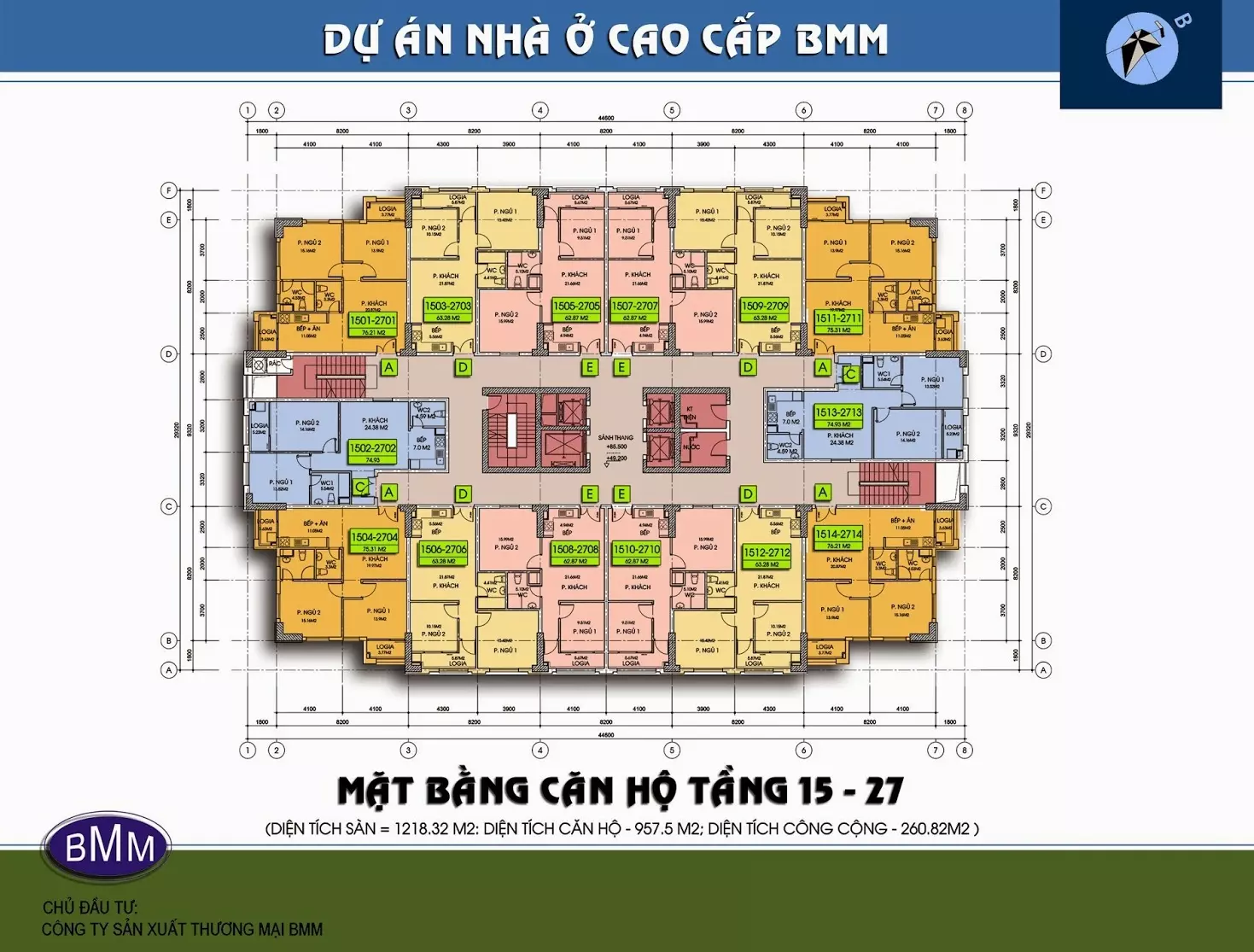 Mặt bằng dự án BMM Xa La