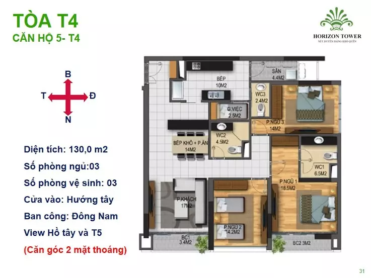 Đặt lịch xem dự án Horizon Tower