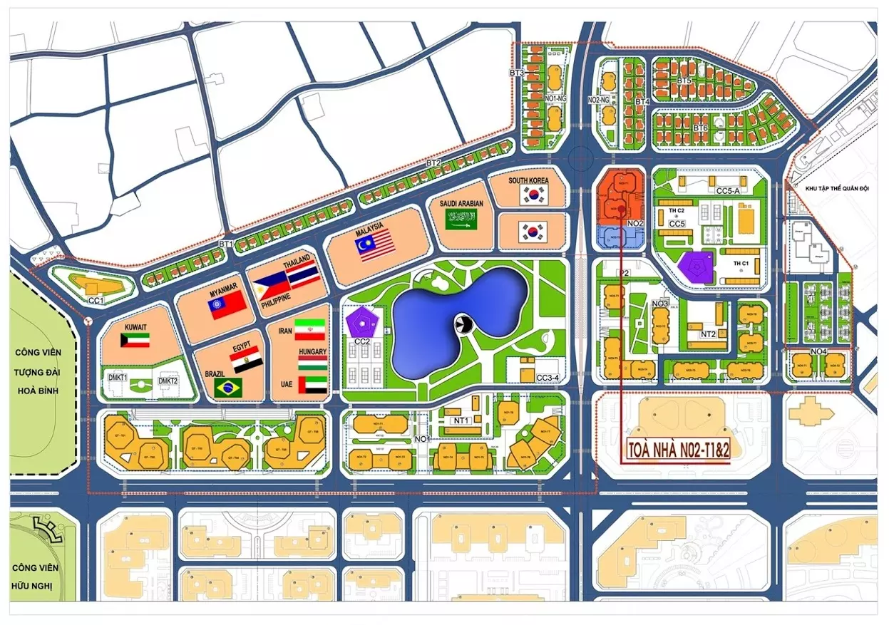 Tiện ích dự án N02-T2 Ngoại Giao Đoàn