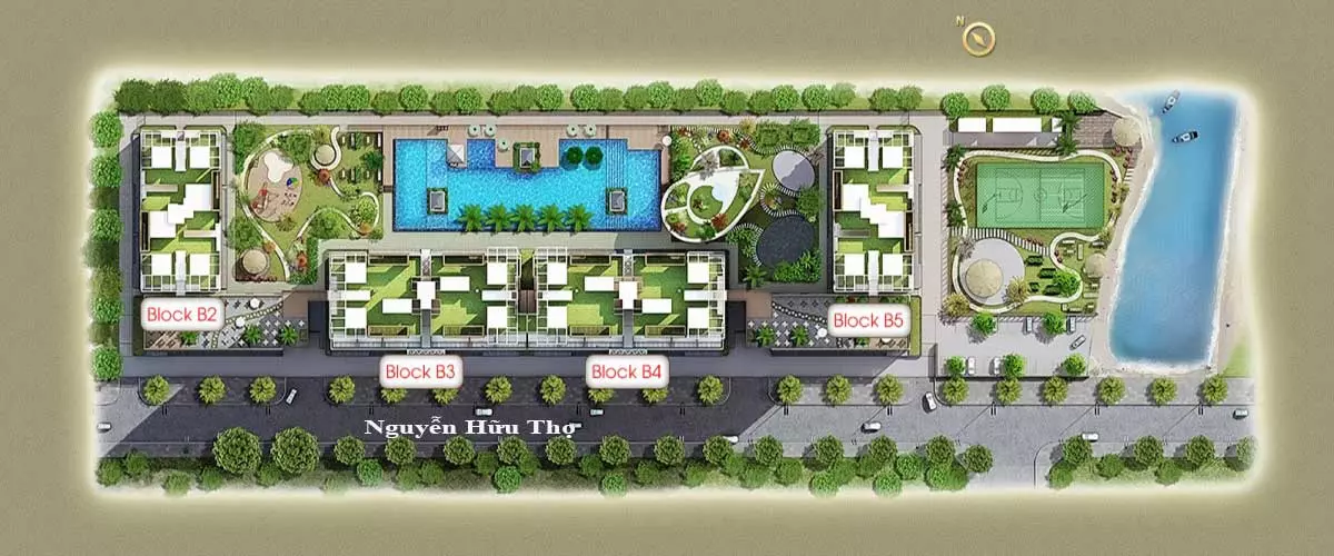 Mặt bằng tổng thể The Park Residence