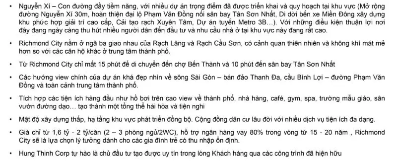 Bản vẽ thiết kế Richmond City 3 phòng ngủ