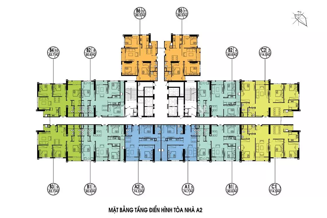 Bảng giá căn hộ dự án An Bình City Bắc Từ Liêm