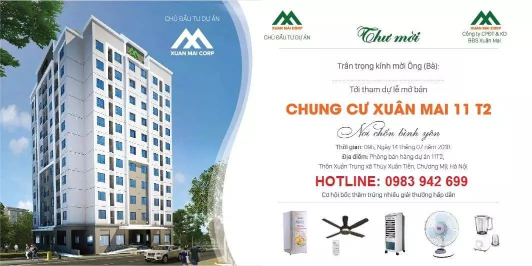 Chung cư 11T2 Xuân Mai, Chương mỹ, Hà Nội