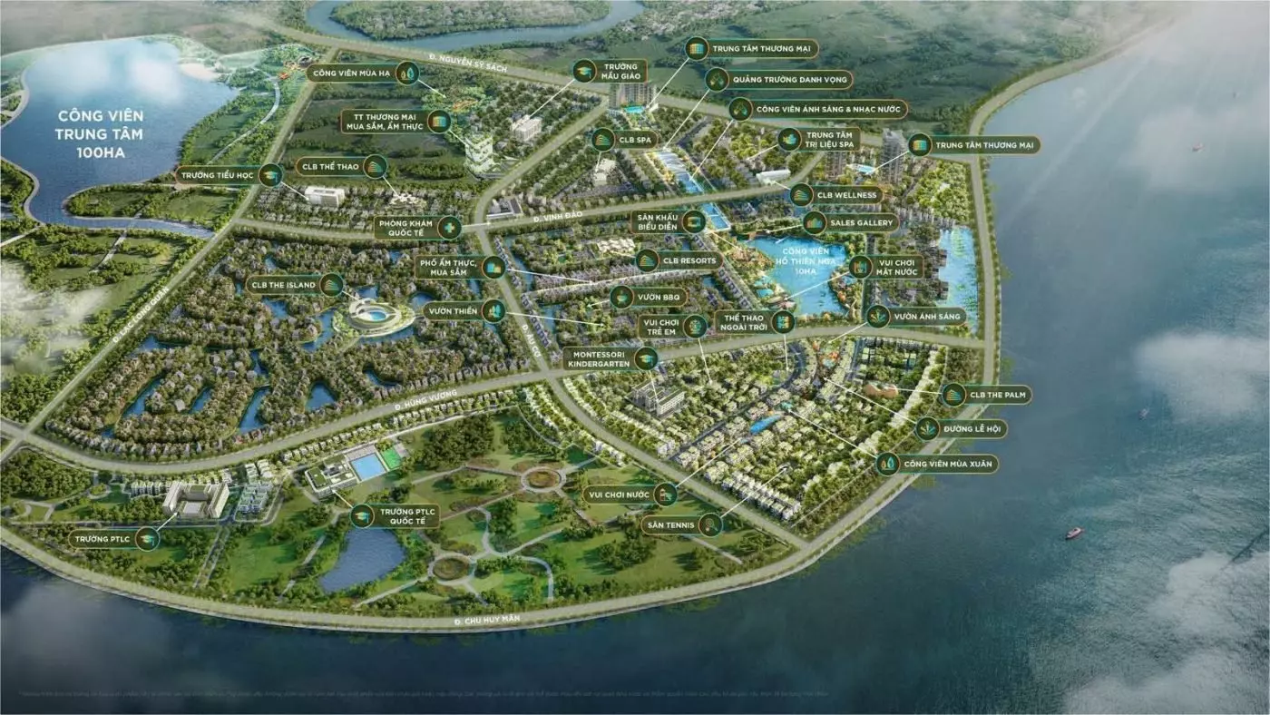 Vị trí dự án Ecopark Vinh - Ecopark Nghệ An - Eco Central Park