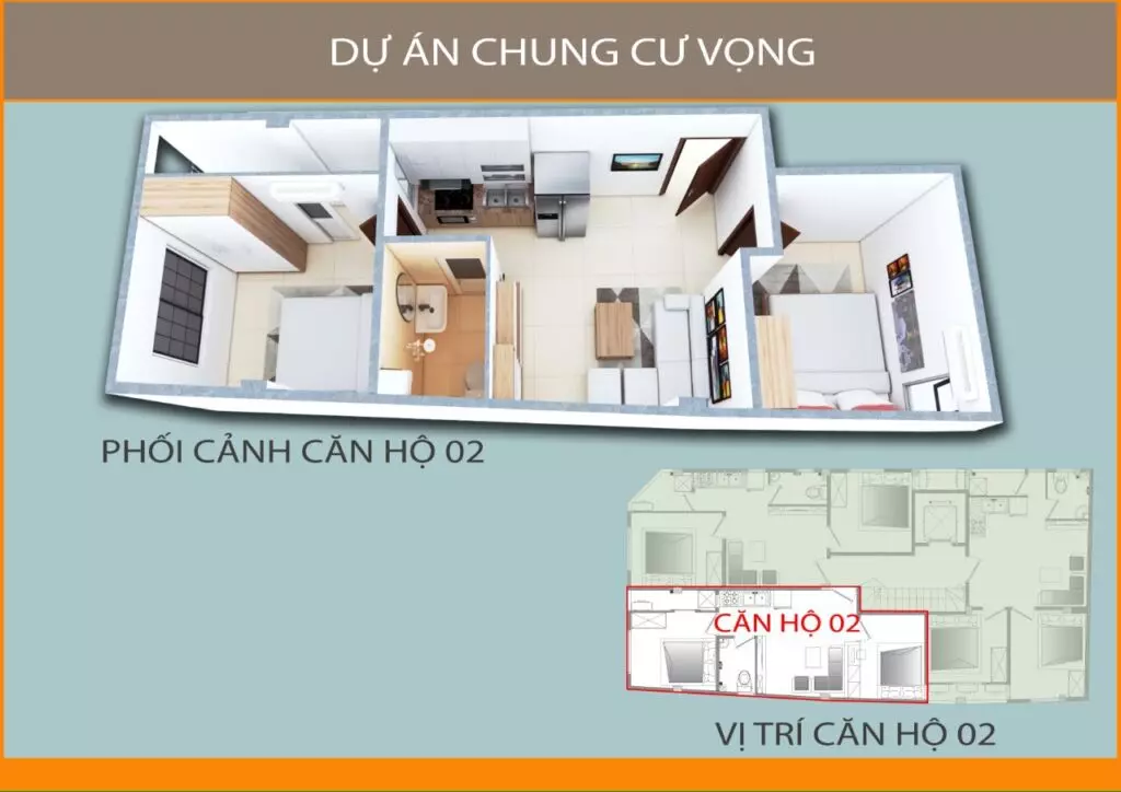 Mặt bằng Chung cư Phố Vọng