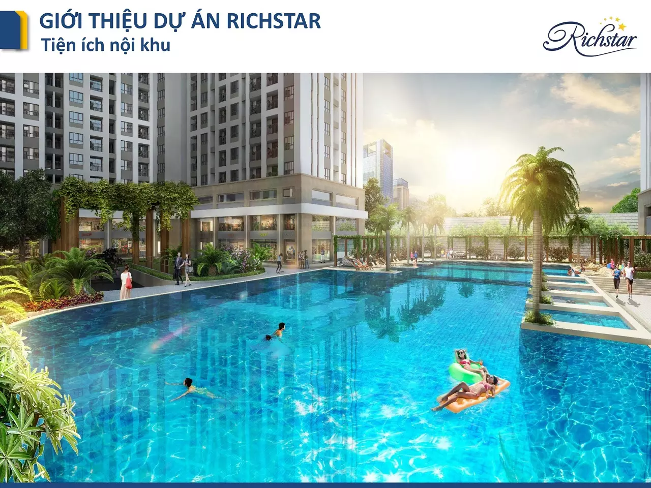 Tiện ích nội khu dự án căn hộ RichStar Tân Phú Novaland