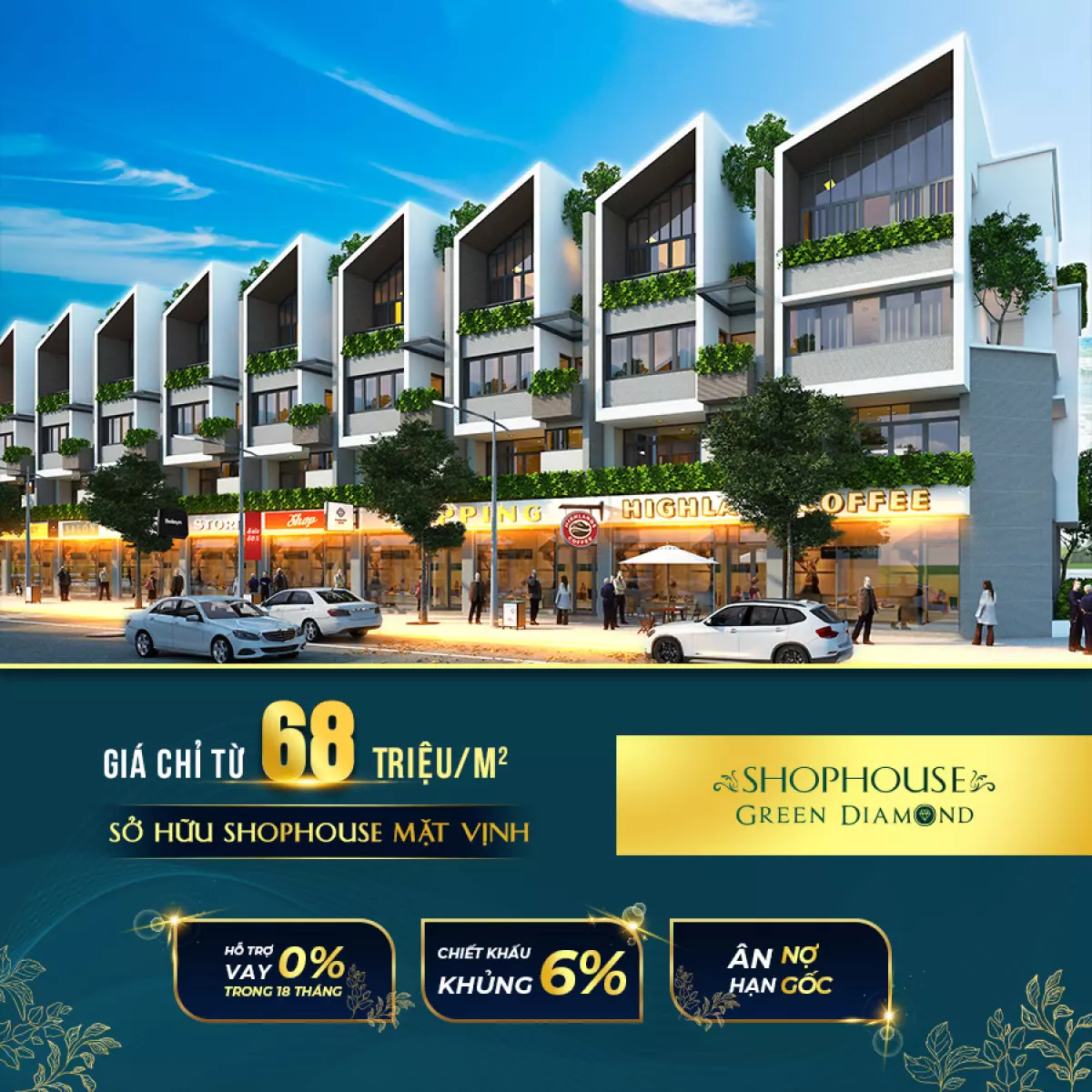 Shophouse Green Diamond Hạ Long