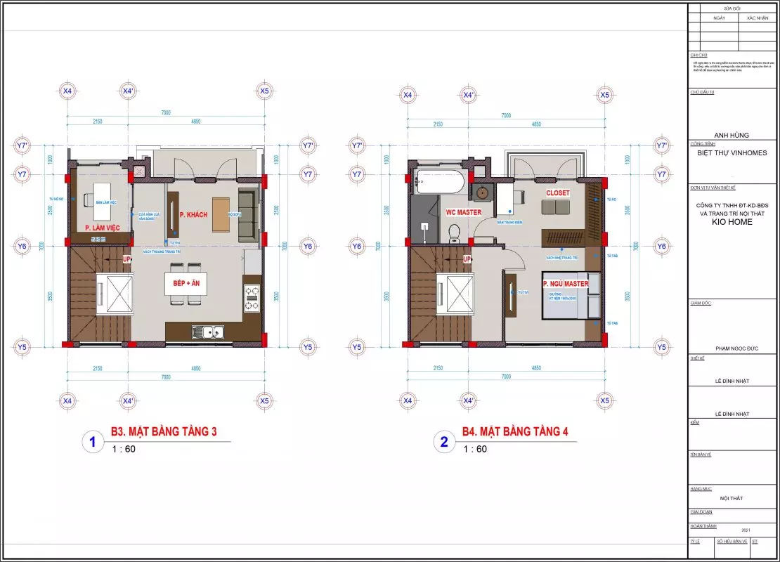 Thiết kế shophouse Vinhome theo phong cách tân cổ điển