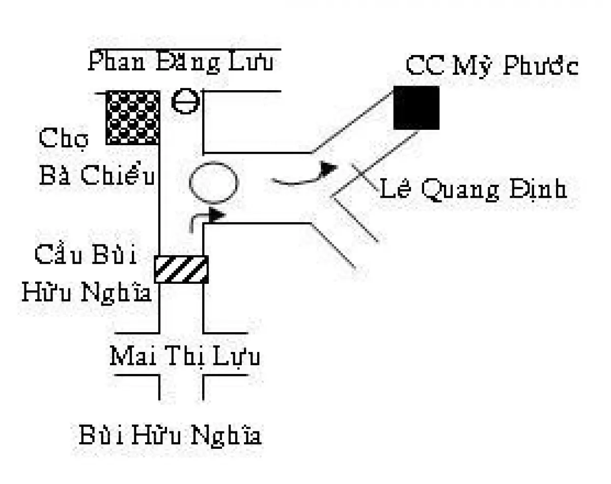 Vị trí của Chung cư Mỹ Phước