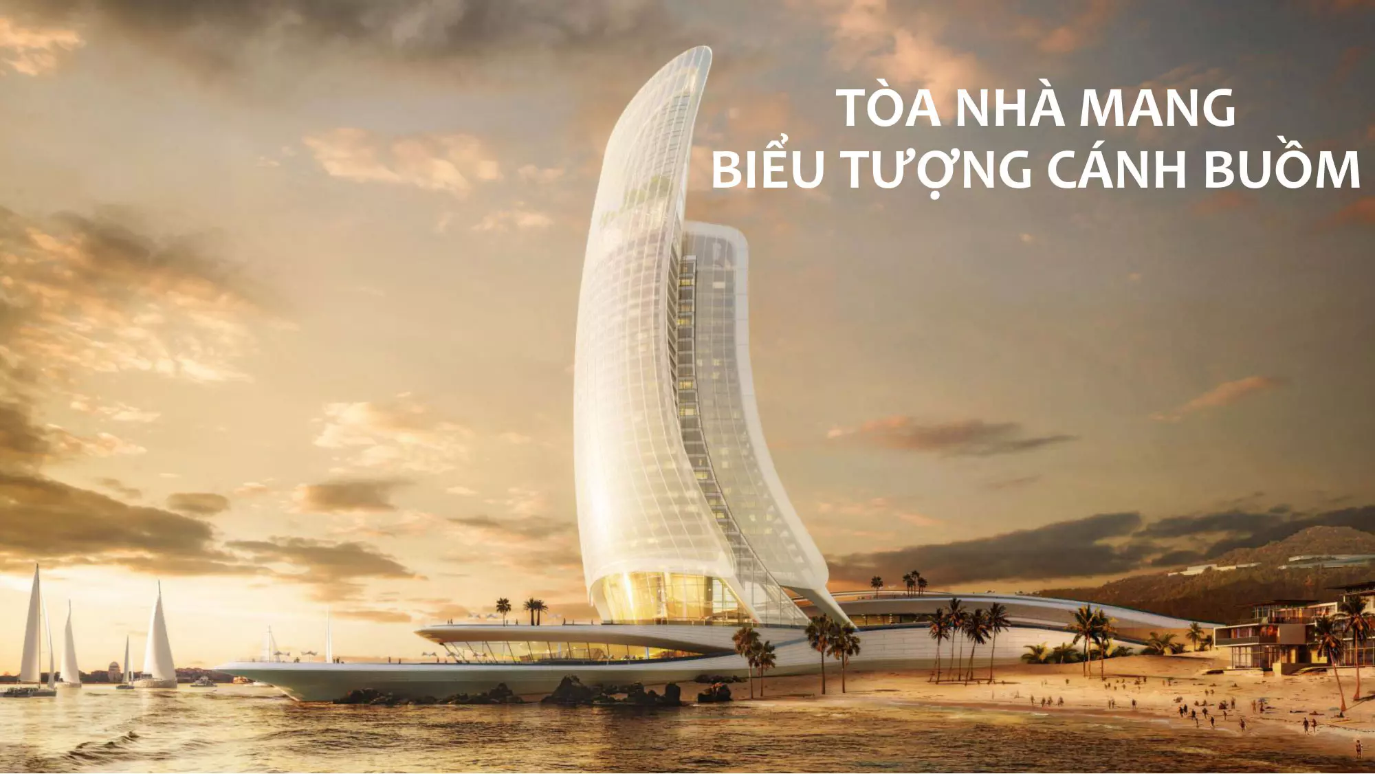 tòa nhà biểu tượng cánh buồm