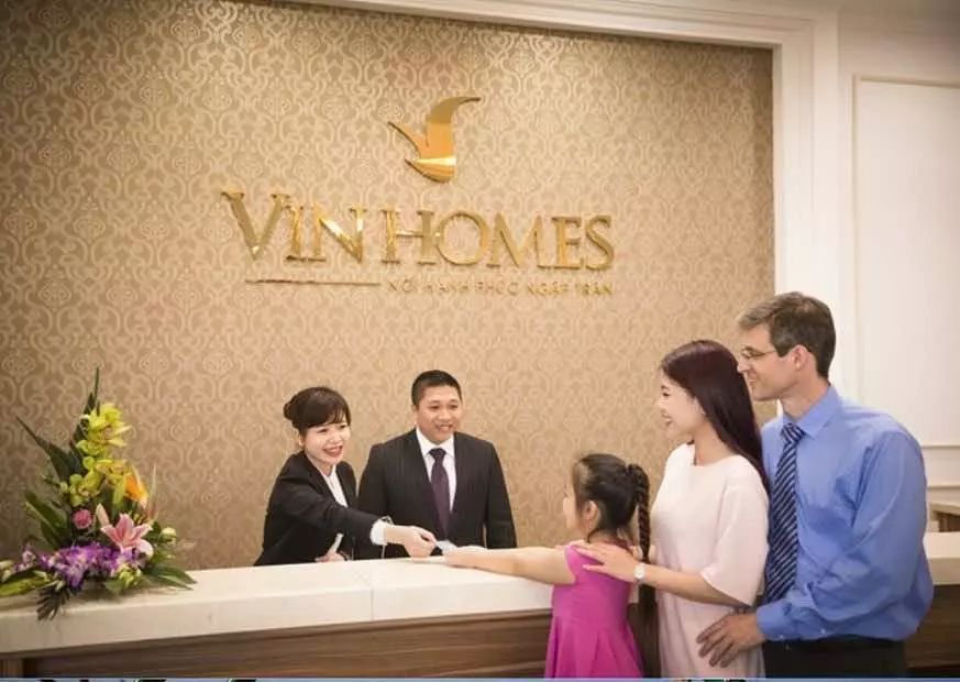 Sảnh lễ tân Vinhomes Central Park