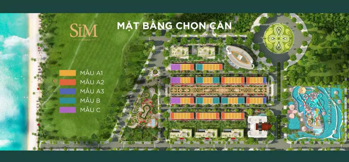 mặt-bằng-Shophouse-Sim-De-Maison-Phú-Quốc